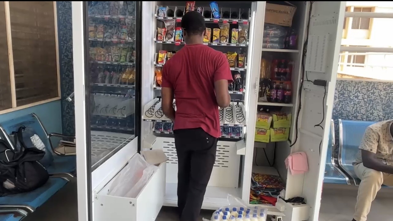 ESOG machine being stocked with products